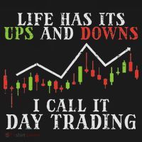 Life Ups And Downs Day Trading Crypto Stock Market Trader Mousepad thumb 1