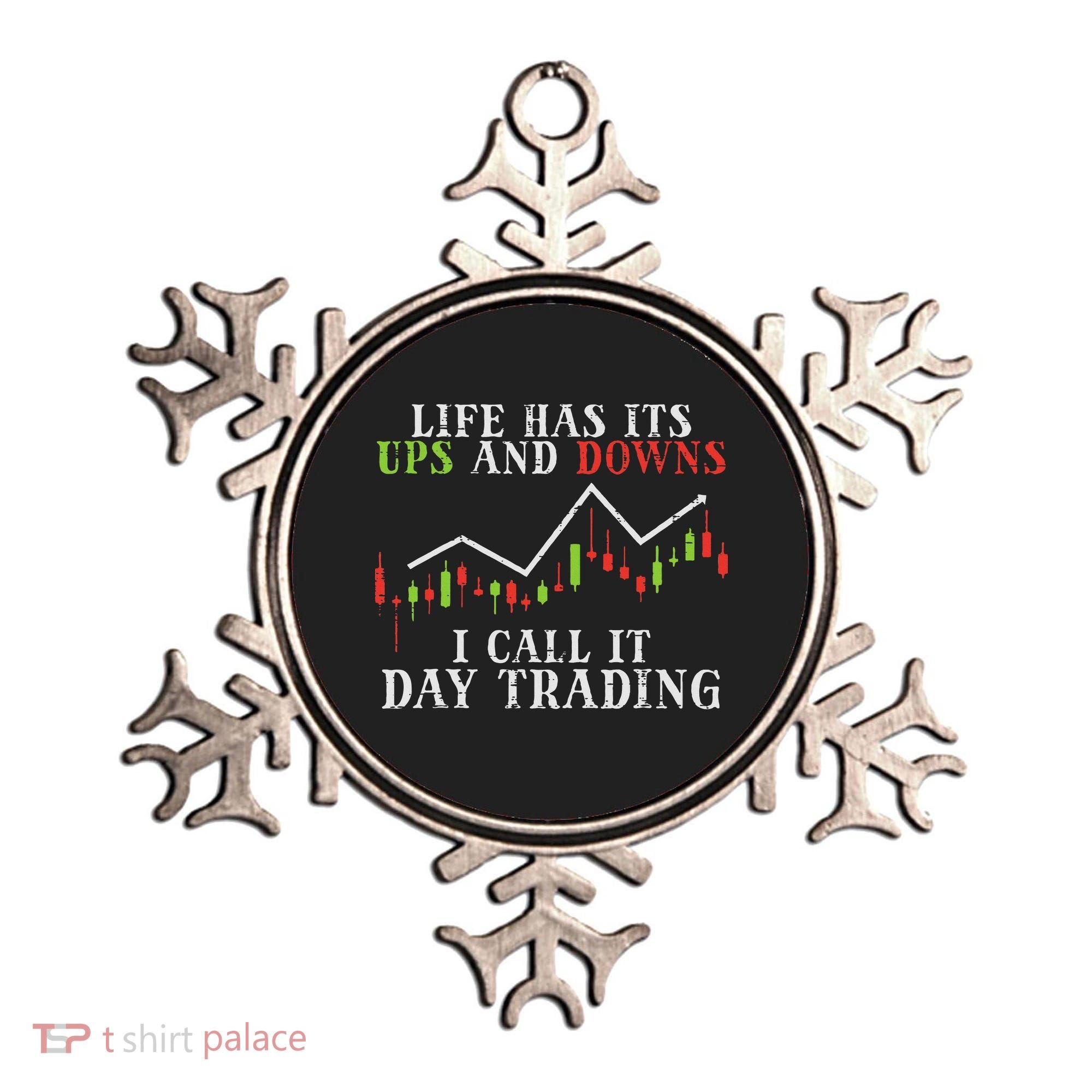 Life Ups And Downs Day Trading Crypto Stock Market Trader Ornament