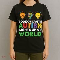 Light Up Autism Puzzle Autism Awareness, Autism Mom T-Shirt thumb 4