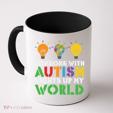 Light Up Autism Puzzle Autism Awareness, Autism Mom Coffee Mug