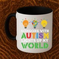 Light Up Autism Puzzle Autism Awareness, Autism Mom Coffee Mug thumb 2