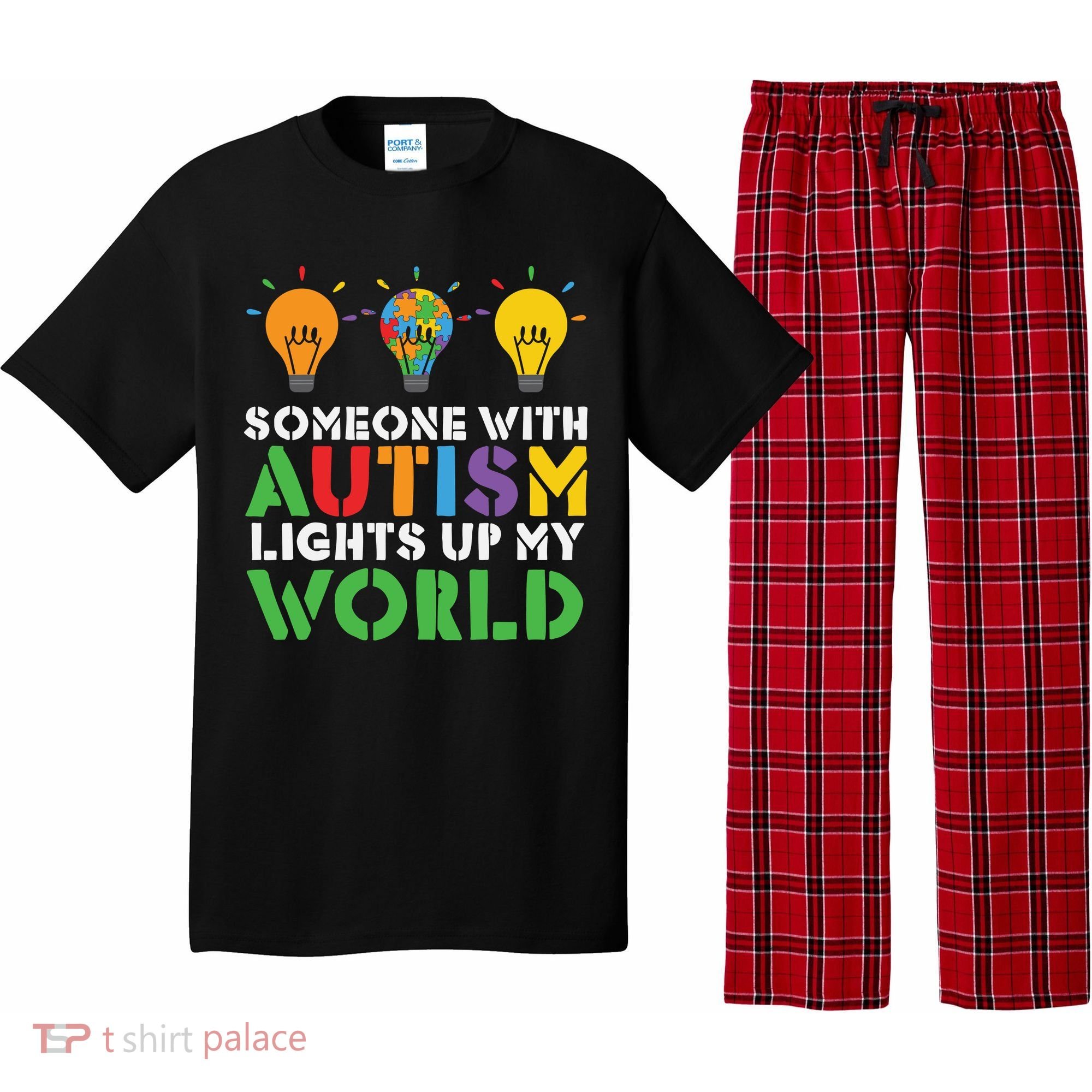Light Up Autism Puzzle Autism Awareness, Autism Mom Pajama Set
