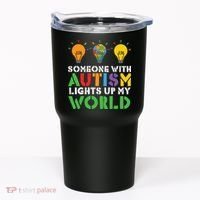 Light Up Autism Puzzle Autism Awareness, Autism Mom Tumbler thumb 0
