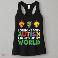 Light Up Autism Puzzle Autism Awareness, Autism Mom Women's Tank Top thumb 3