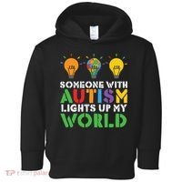 Light Up Autism Puzzle Autism Awareness, Autism Mom Toddler Hoodie thumb 0