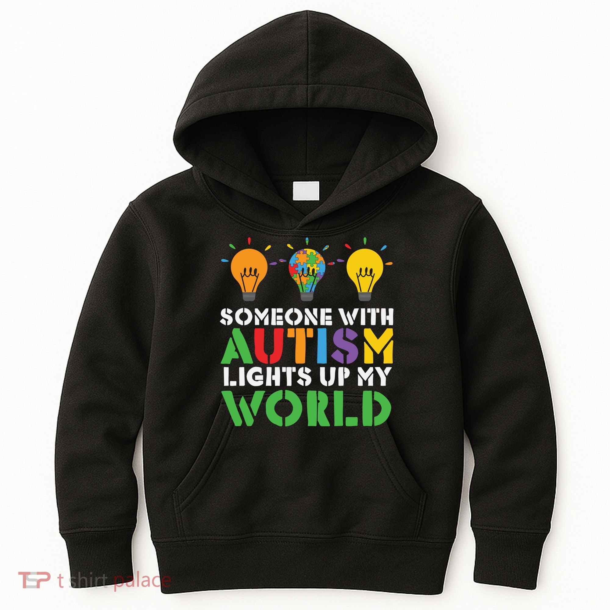 Light Up Autism Puzzle Autism Awareness, Autism Mom Kids Hoodie