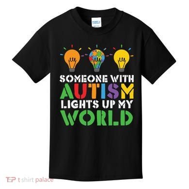 Light Up Autism Puzzle Autism Awareness, Autism Mom Kids T-Shirt