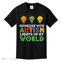 Light Up Autism Puzzle Autism Awareness, Autism Mom Kids T-Shirt thumb 0
