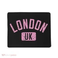 London Uk Arched Text Distressed Print Mousepad thumb 0