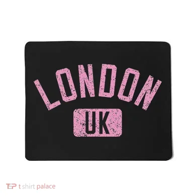 London Uk Arched Text Distressed Print Mousepad