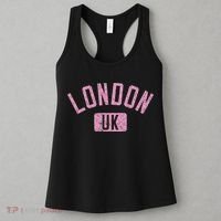 London Uk Arched Text Distressed Print Women's Tank Top thumb 3