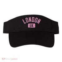 London Uk Arched Text Distressed Print Visor thumb 0