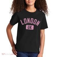 London Uk Arched Text Distressed Print Kids T-Shirt thumb 2