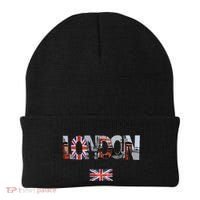 London Uk British Flag England Great Britain Beanie thumb 0