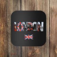 London Uk British Flag England Great Britain Coaster thumb 0