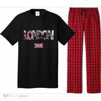 London Uk British Flag England Great Britain Pajama Set thumb 0