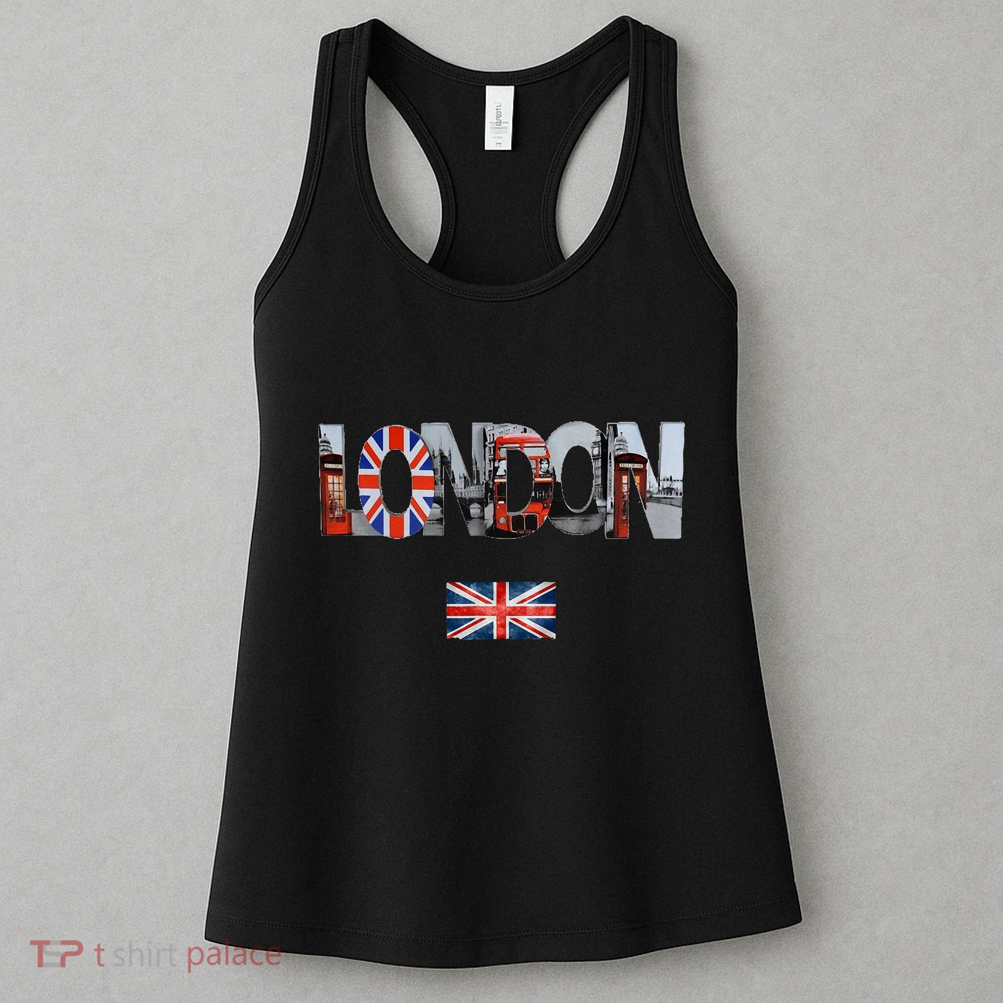 London Uk British Flag England Great Britain Women's Tank Top