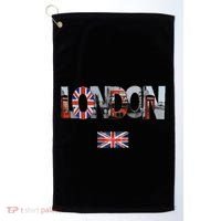 London Uk British Flag England Great Britain Golf Towel thumb 0