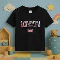 London Uk British Flag England Great Britain Toddler T-Shirt thumb 3