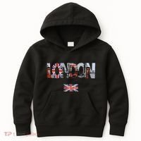 London Uk British Flag England Great Britain Kids Hoodie thumb 0