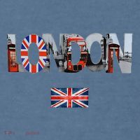 London Uk British Flag England Great Britain Comfort Colors Garment-Dyed Hooded Sweatshirt thumb 2