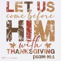Let Us Come Before Him With Thanksgiving Women's Hoodie thumb 2