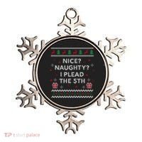 Lawyer Ugly Christmas Plead The 5th Law Student Attorney Funny Gift Ornament thumb 0