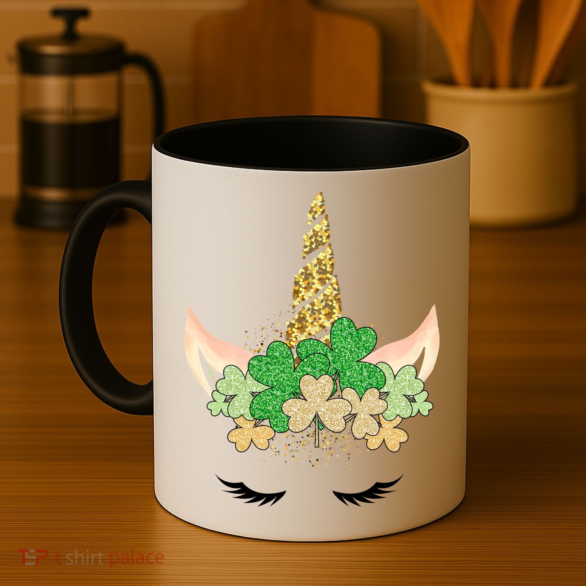 Lucky Unicorn Cute St Patrick's Day Coffee Mug
