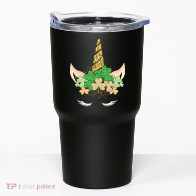 Lucky Unicorn Cute St Patrick's Day Tumbler