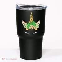Lucky Unicorn Cute St Patrick's Day Tumbler thumb 0