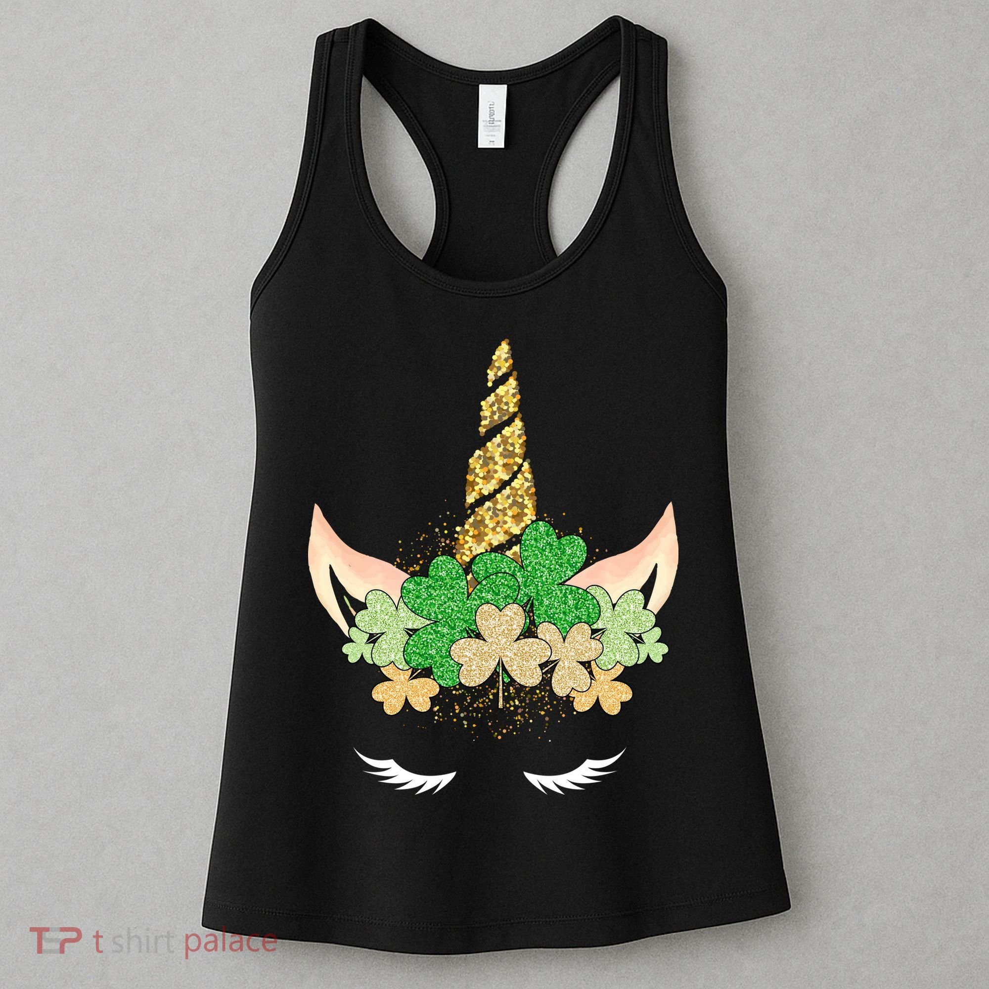 Lucky Unicorn Cute St Patrick's Day Women's Tank Top