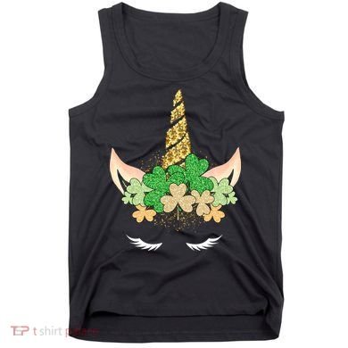 Lucky Unicorn Cute St Patrick's Day Tank Top