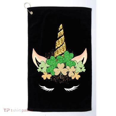 Lucky Unicorn Cute St Patrick's Day Golf Towel