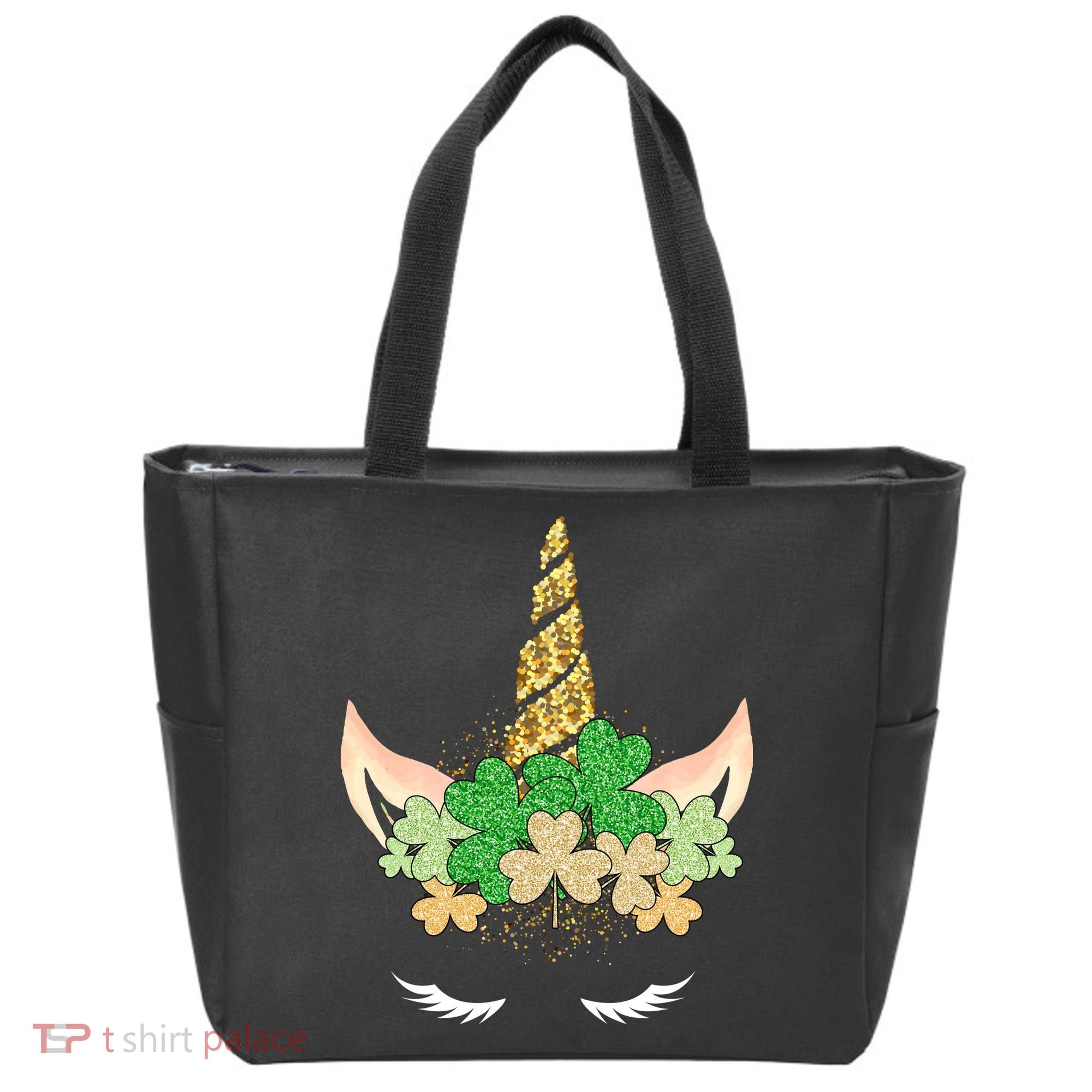 Lucky Unicorn Cute St Patrick's Day Tote Bag