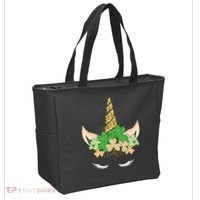 Lucky Unicorn Cute St Patrick's Day Tote Bag thumb 2