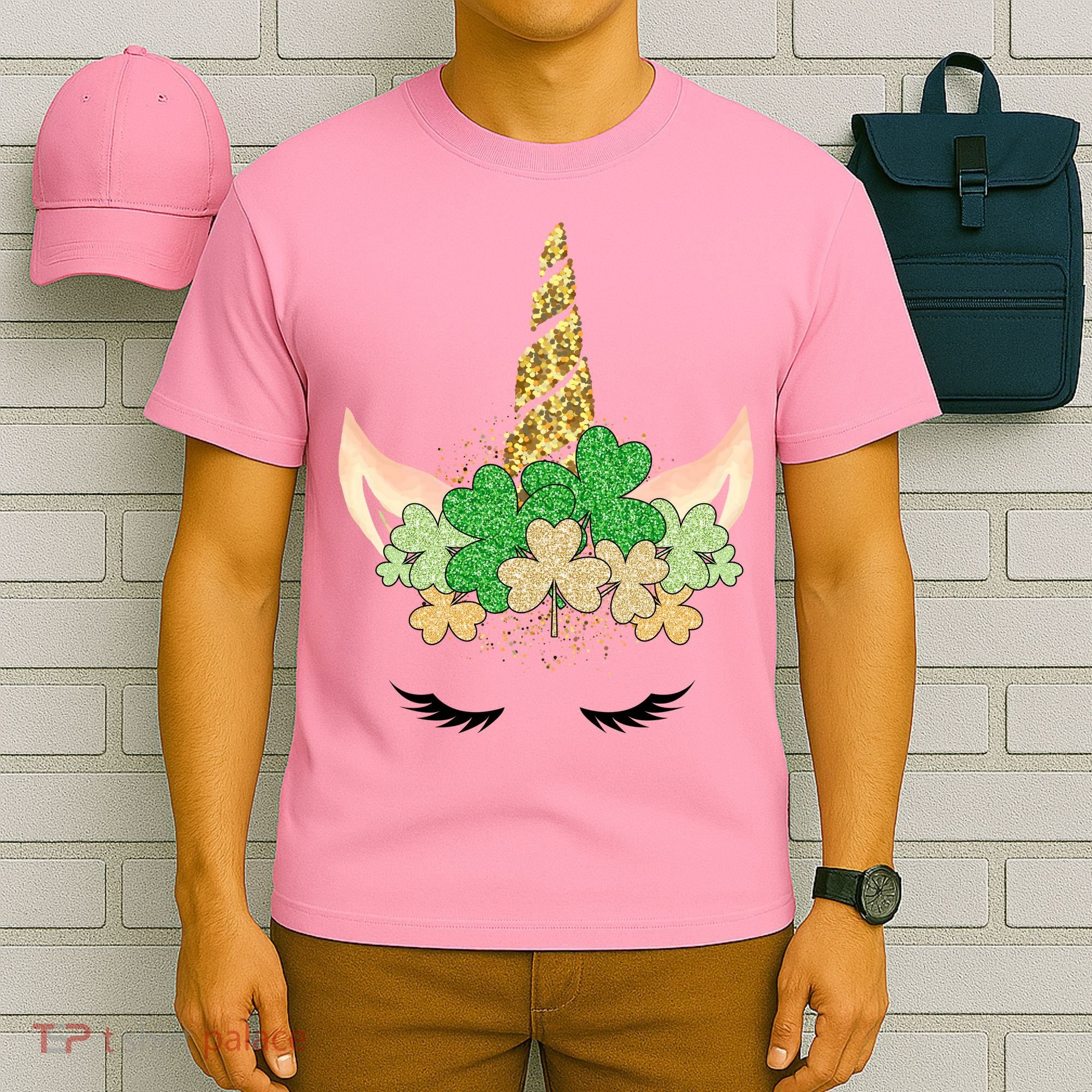 Lucky Unicorn Cute St Patrick's Day T-Shirt