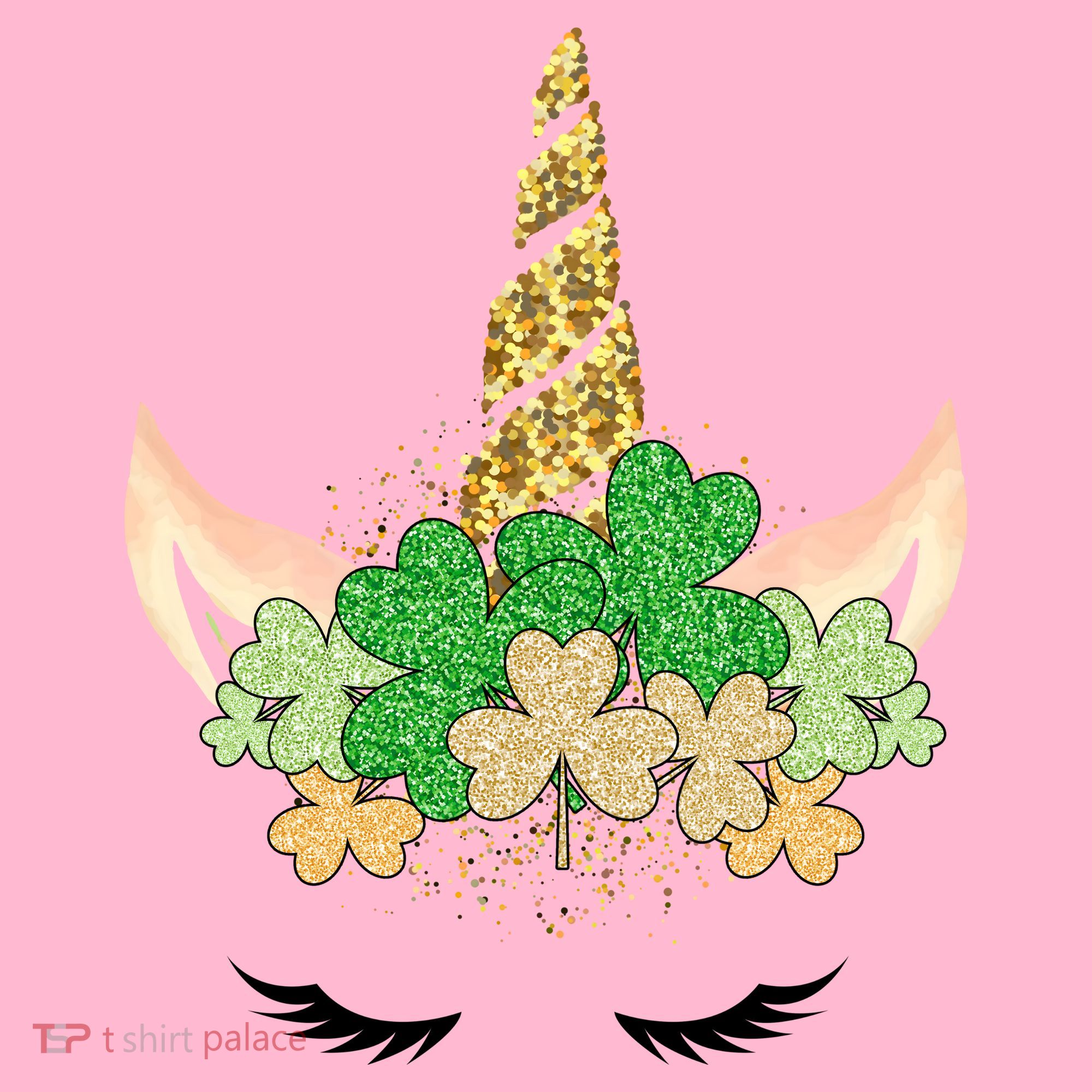 Lucky Unicorn Cute St Patrick's Day Mousepad