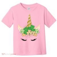 Lucky Unicorn Cute St Patrick's Day Toddler T-Shirt thumb 0