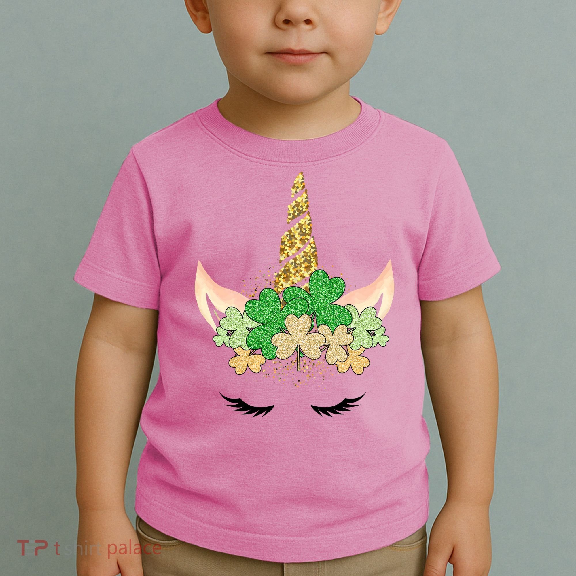 Lucky Unicorn Cute St Patrick's Day Toddler T-Shirt