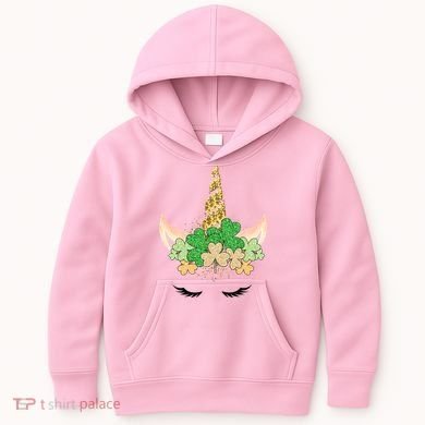 Lucky Unicorn Cute St Patrick's Day Kids Hoodie