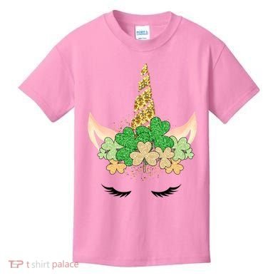 Lucky Unicorn Cute St Patrick's Day Kids T-Shirt