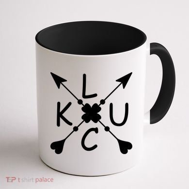 Luck Cross Arrows St Patrick's Day Coffee Mug back