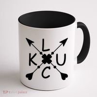 Luck Cross Arrows St Patrick's Day Coffee Mug thumb 1