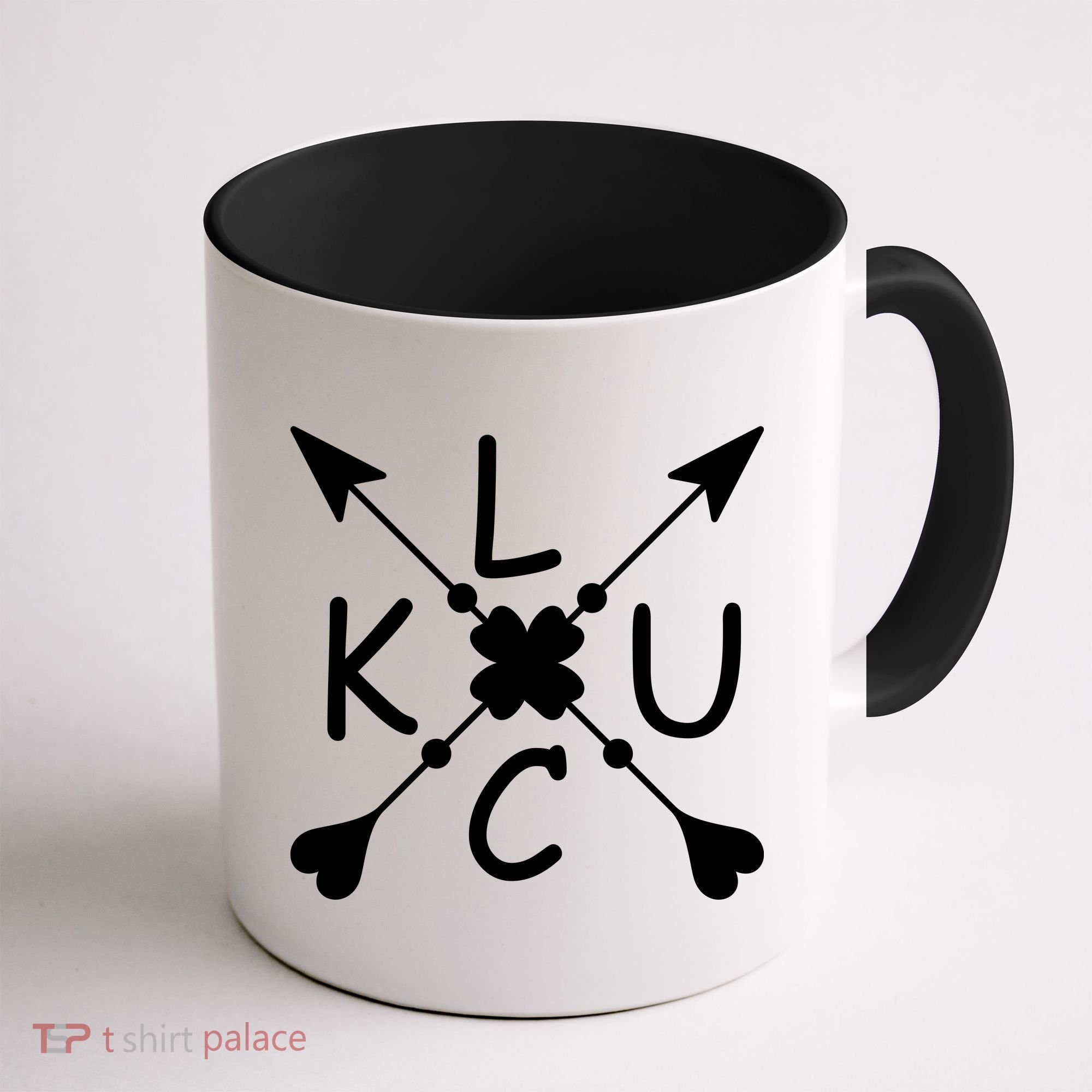 Luck Cross Arrows St Patrick's Day Coffee Mug