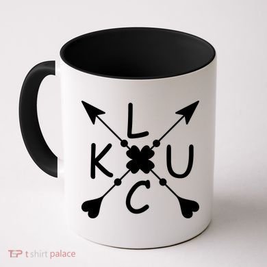 Luck Cross Arrows St Patrick's Day Coffee Mug