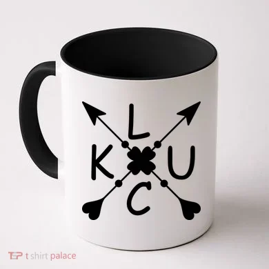 Luck Cross Arrows St Patrick's Day Coffee Mug