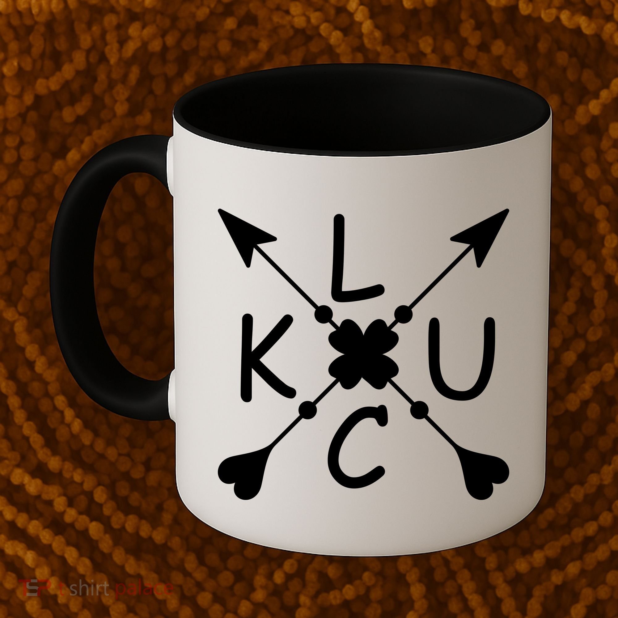 Luck Cross Arrows St Patrick's Day Coffee Mug