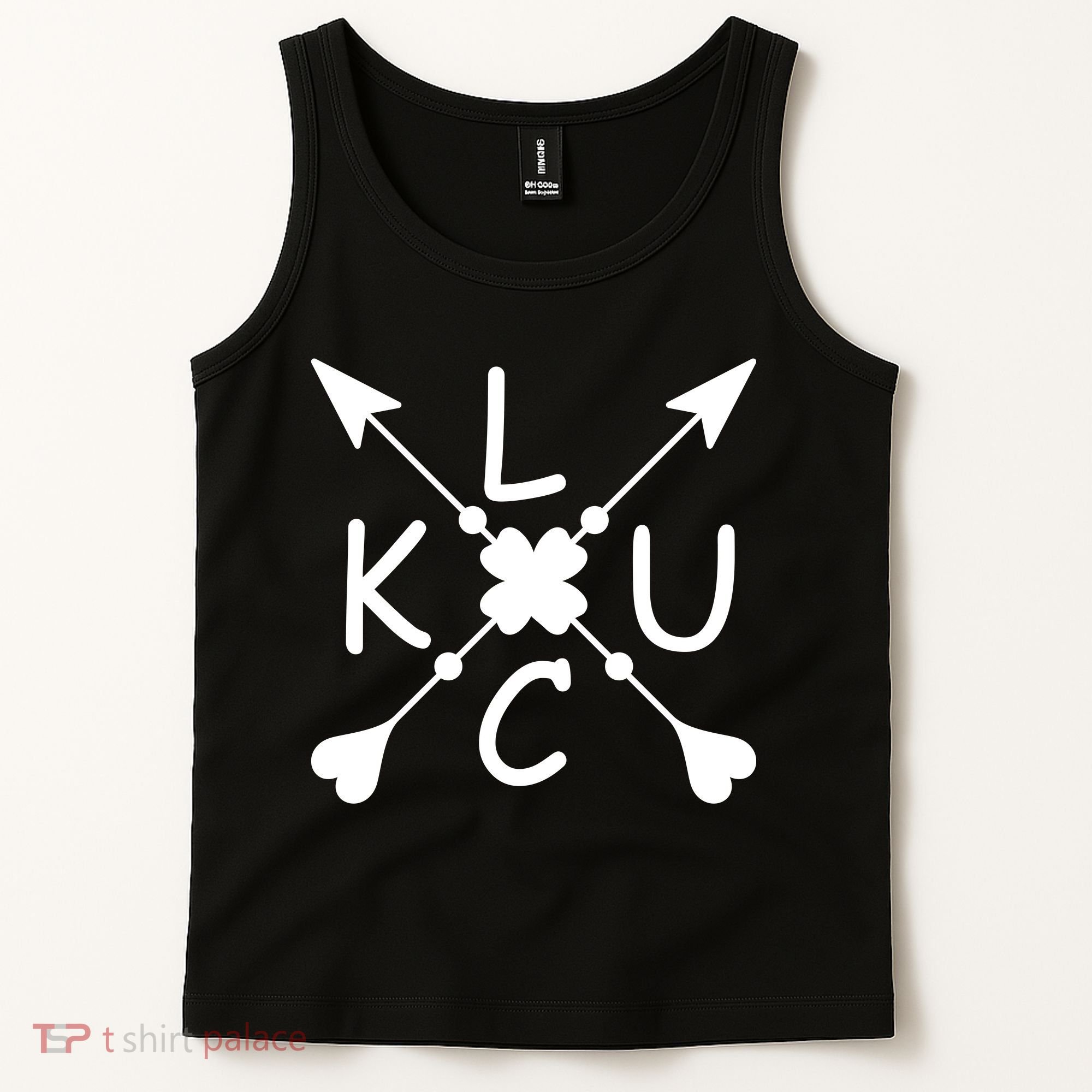 Luck Cross Arrows St Patrick's Day Tank Top