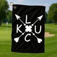 Luck Cross Arrows St Patrick's Day Golf Towel thumb 1