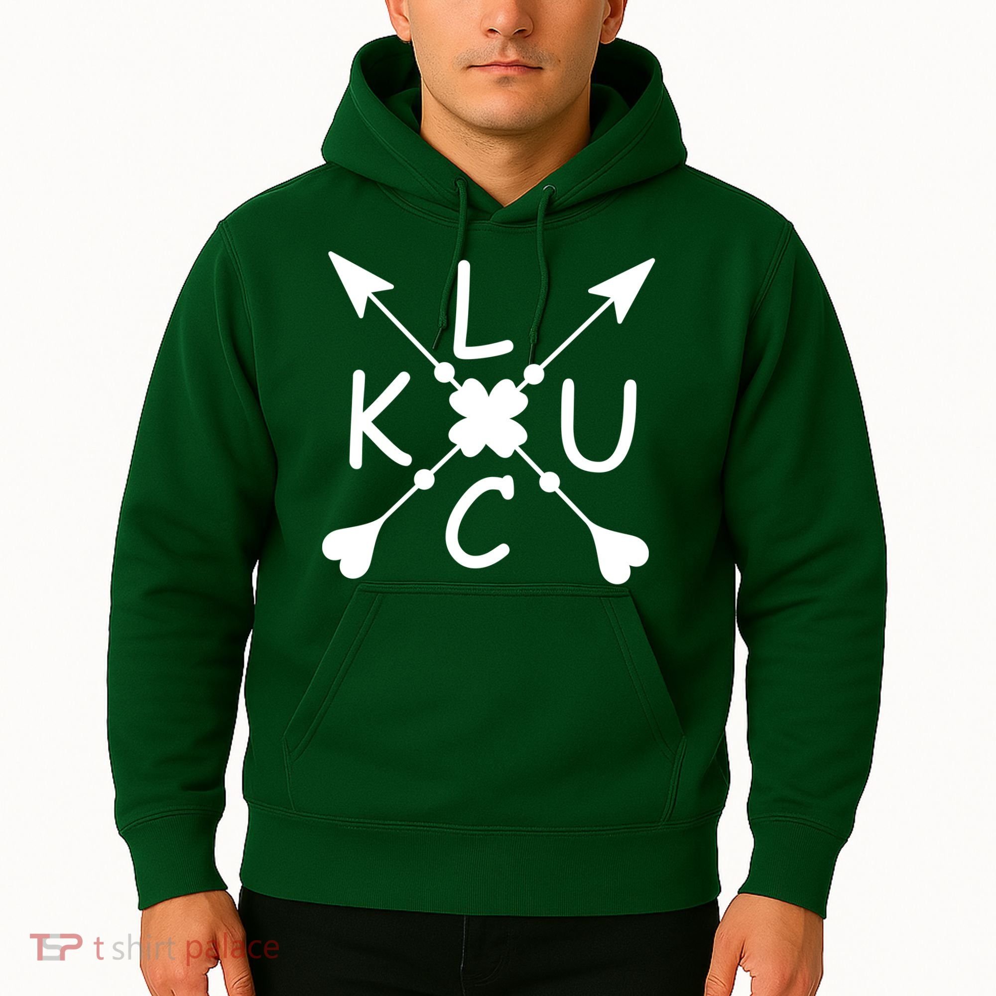 Luck Cross Arrows St Patrick's Day Hoodie